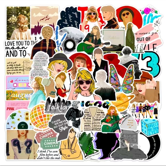 50 Piece Taylor Swift Sticker Pack Swifty - Picture 3 of 5